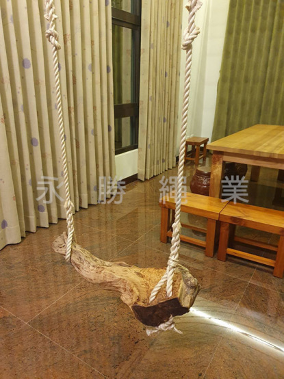 不規則實木鞦韆